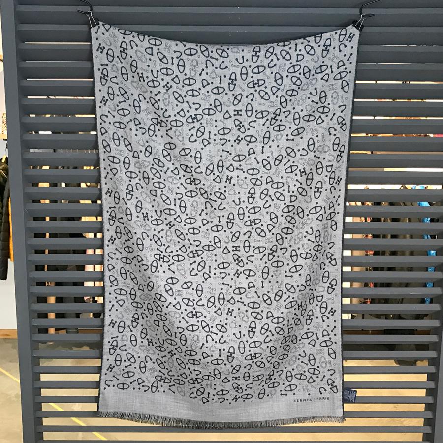 HERMES 【超美品】エルメス ストール エシャルプ POINT A