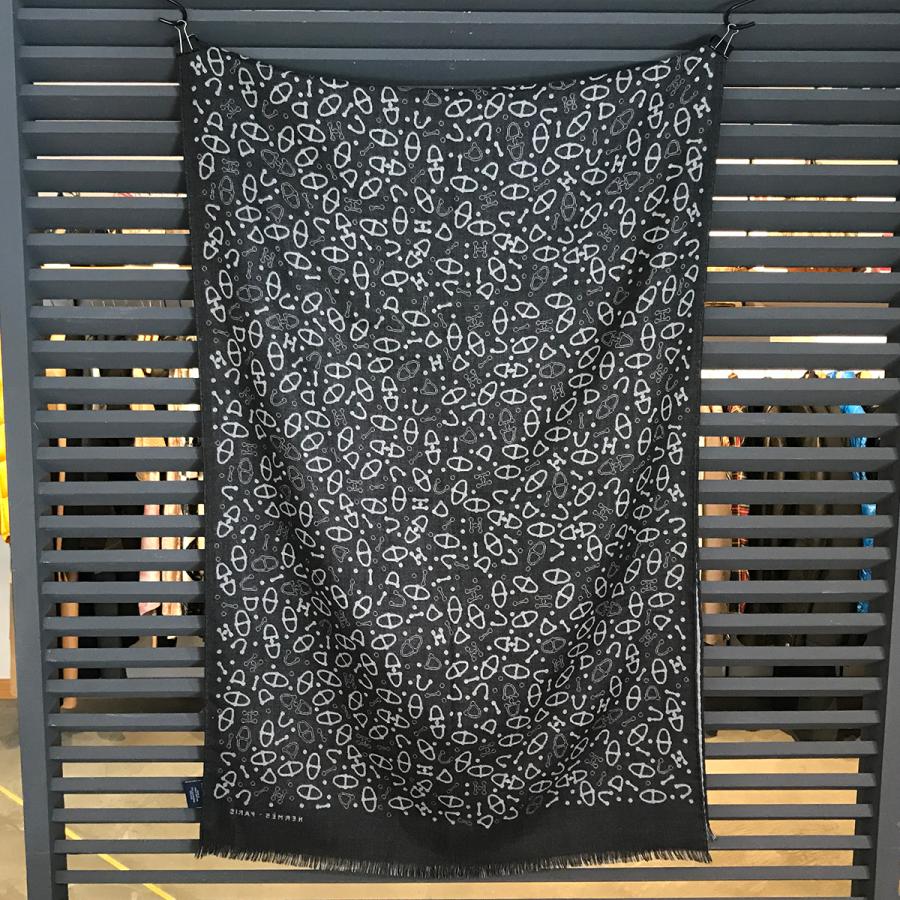 HERMES 【超美品】エルメス ストール エシャルプ POINT A