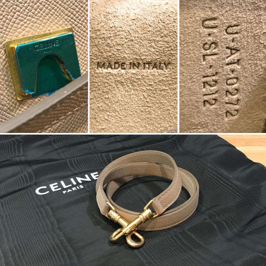 CELINE 【新品未使用】セリーヌ ベルトバッグ マイクロ グレインカーフ