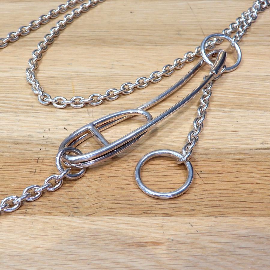 ❝極美品❞ エルメス シェーヌダンクル パンク ネックレス シルバーSV925 ❝極美品❞ エルメス シェーヌダンクル パンク ネックレス