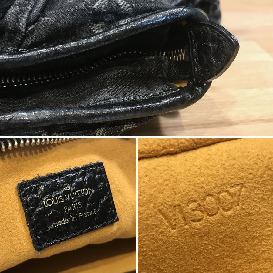 【超美品】LOUIS VUITTON マルチカラーモノグラム　ローライズデニム黒 LOUIS VUITTON（ルイ・ヴィトン） 【美品】ルイヴィトン モノグラム