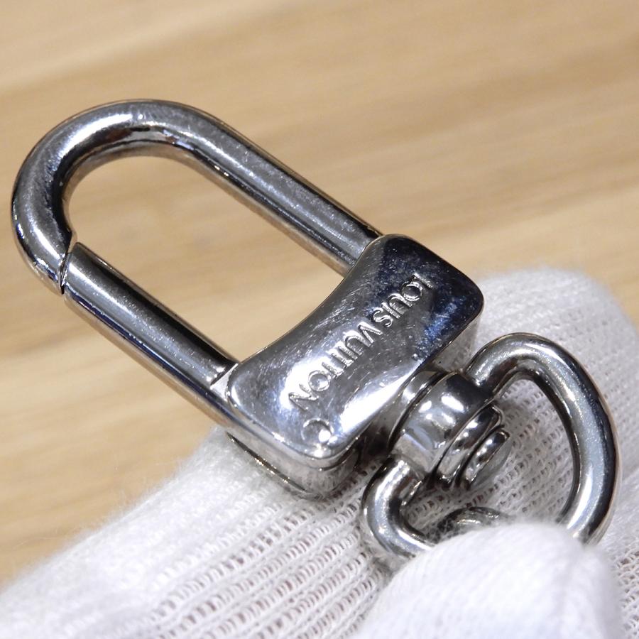 【美品】ルイヴィトン　ポルトクレ　イニシャル LV キーホルダー　シルバー LOUIS VUITTON（ルイ・ヴィトン） 【美品】ルイヴィトン ポルトクレLV