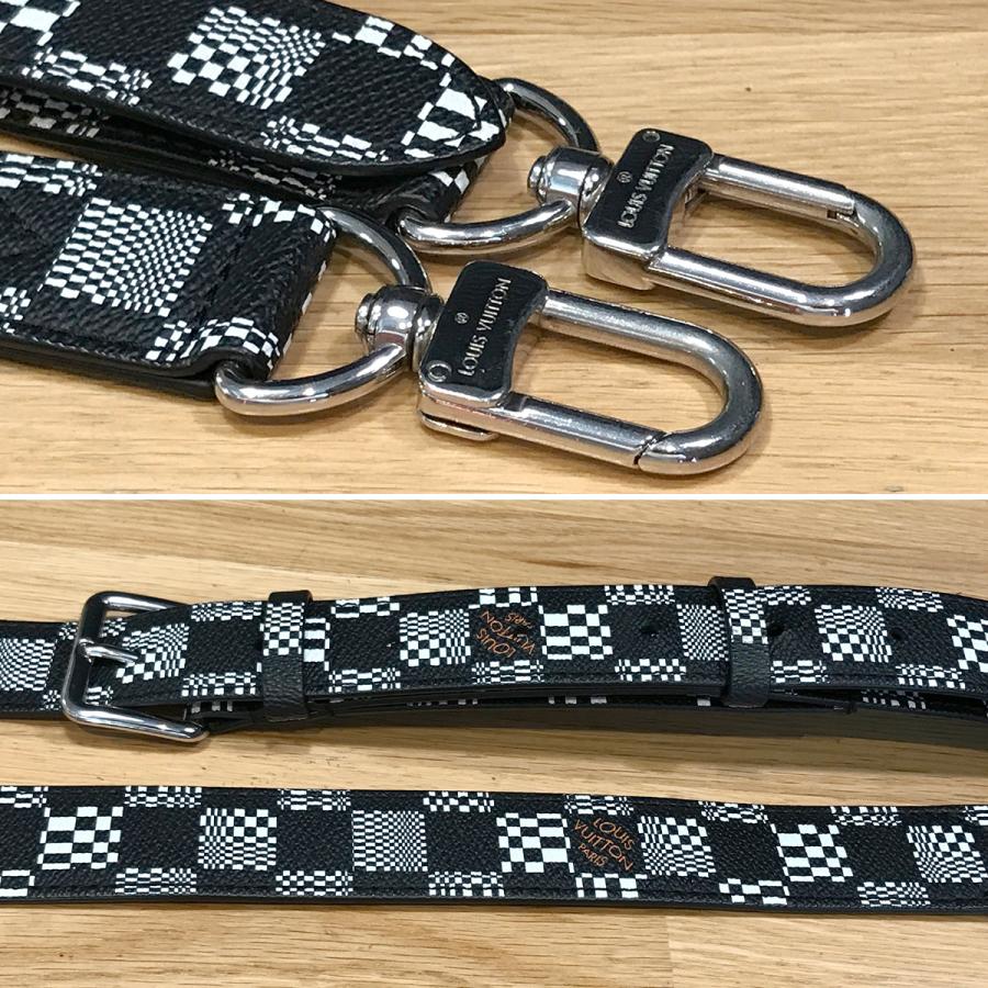 美品 ルイヴィトン 21SS ミックスステッチ バックエンブロイダリーニット 黒 ルイヴィトン ミックスステッチ ニット エンブロイダリー 黒 S メンズ