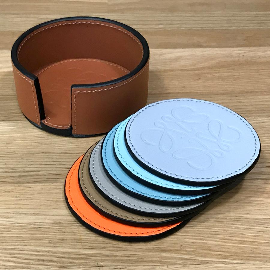 LOEWE（ロエベ） 【新品未使用】ロエベ アナグラム コースター 6枚