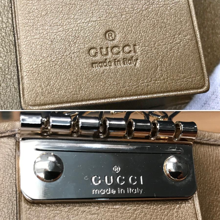GUCCIキーケース★ゴールド★グッチ 楽天市場】GUCCI グッチダブルGロゴ 6連キーケース アイコンベージュGG
