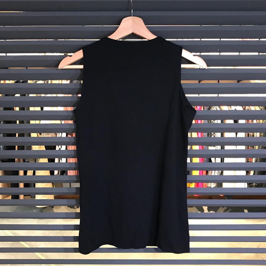 美品 ルイヴィトン ノースリーブ チュニック トップス ブラック 36 Sサイズ LOUIS VUITTON（ルイ・ヴィトン） 【美品】ルイヴィトン ノースリーブ