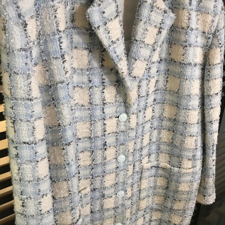 【極美品】CHANEL ココマーク ツイード plaid jaket コート CHANEL（シャネル） 【新品未使用】シャネル ココマーク ツイード