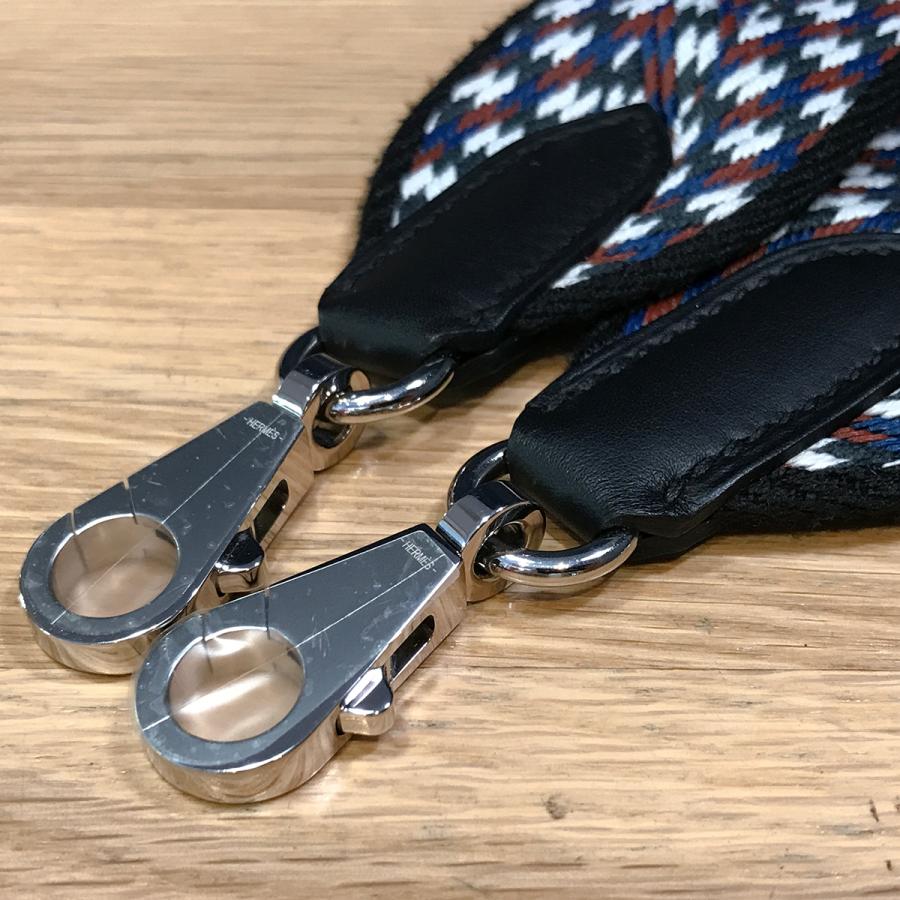 HERMES 【未使用】エルメス バンドリエール サングルジグザグ ブラック