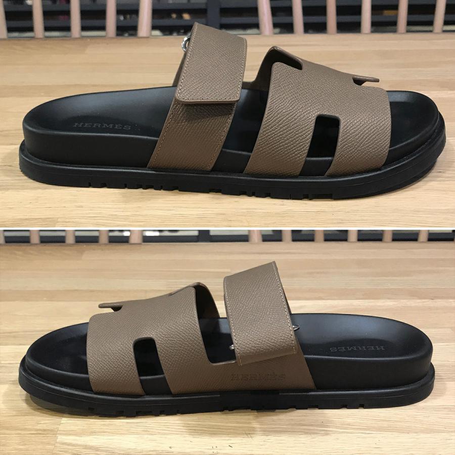 HERMES（エルメス） 【超美品】エルメス サンダル シプレ エトゥープ