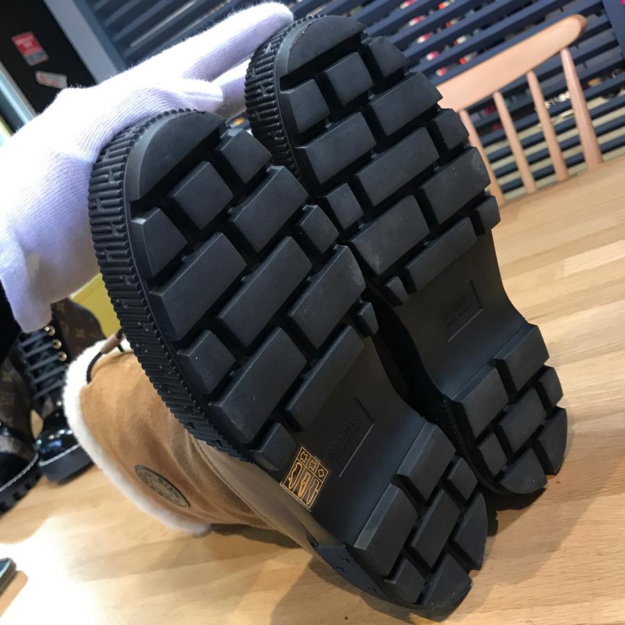 HERMES（エルメス） 【超美品】エルメス ヴェオ ムートンブーツ