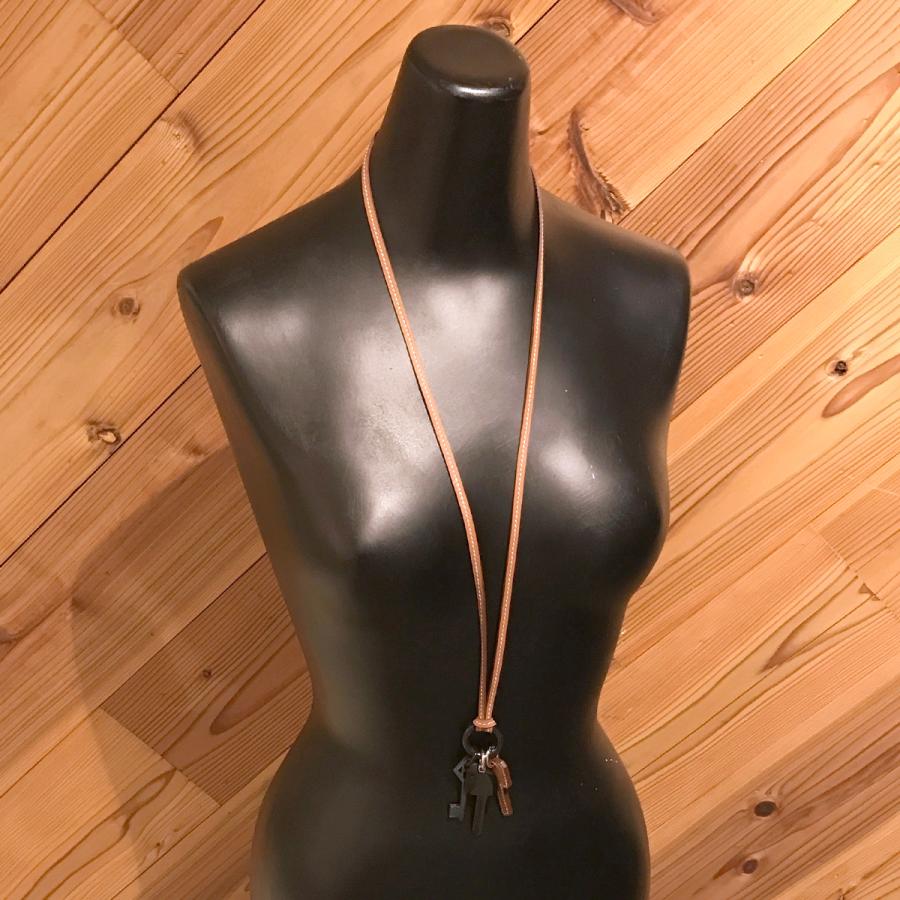 【超美品】エルメス メヤンス バッファローホーン ロング ネックレス 95cm HERMES（エルメス） 【超美品】エルメス 24SS ロングネックレス クレ