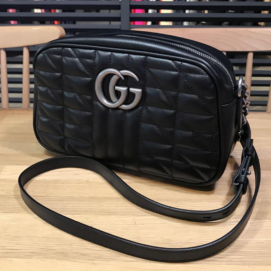 GUCCI（グッチ） 【未使用】グッチ GGマーモント スモールカメラバッグ