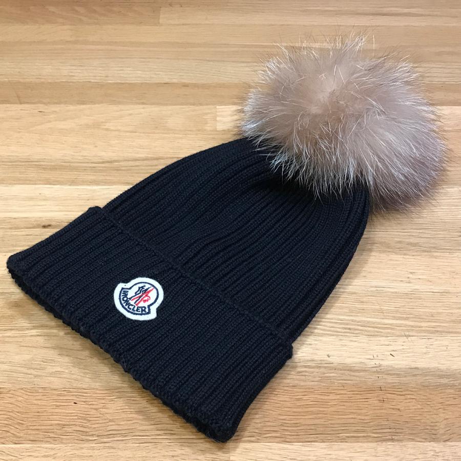 MONCLER フォックスファーニット帽 モンクレール MONCLER フォックスファー ニット帽 キッズ 【公式通販】