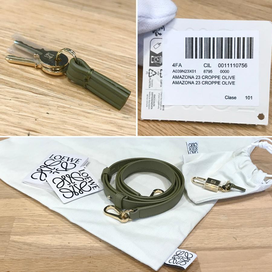 LOEWE アマソナ23 別売ショルダーベルト付き LOEWE（ロエベ） 【新品未使用】ロエベ アマソナ23 クロップドバッグ