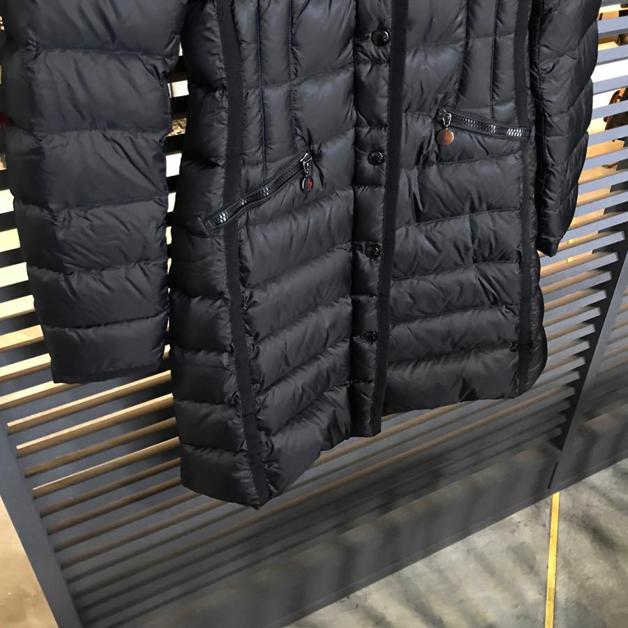【極美品】モンクレール　エルミファーブラックサイズ:1 hermifur MONCLER（モンクレール） HERMIFUR ダウンコート レディース : LUSTYLE