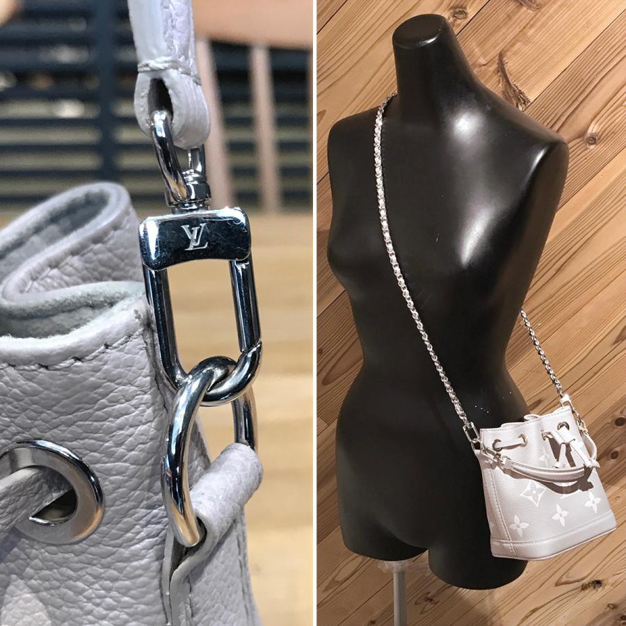 ルイヴィトン　ポルトクレ　LVナノグラム LOUIS VUITTON ルイヴィトン バッグチャーム キーホルダー ポルトクレ