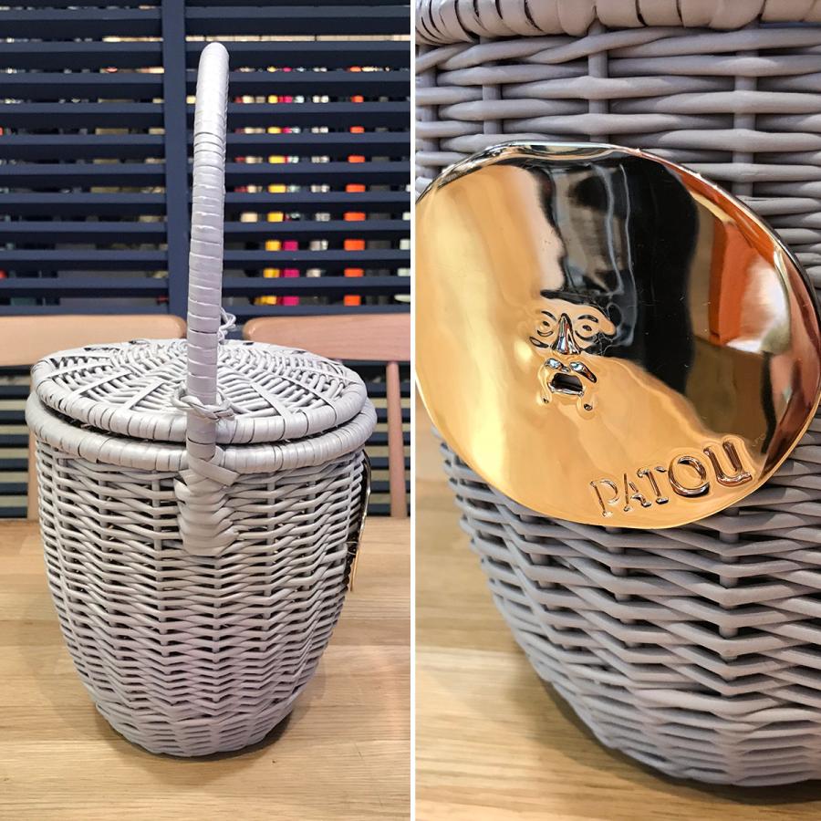 PATOU（パトゥ） 【超美品】パトゥ ウィッカー バケツバッグ カゴ