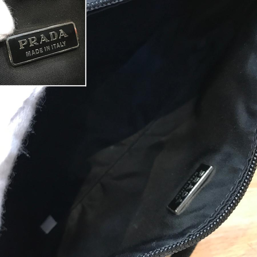 PRADA（プラダ） 【超美品】 アクセサリーポーチ ナイロン ブラック