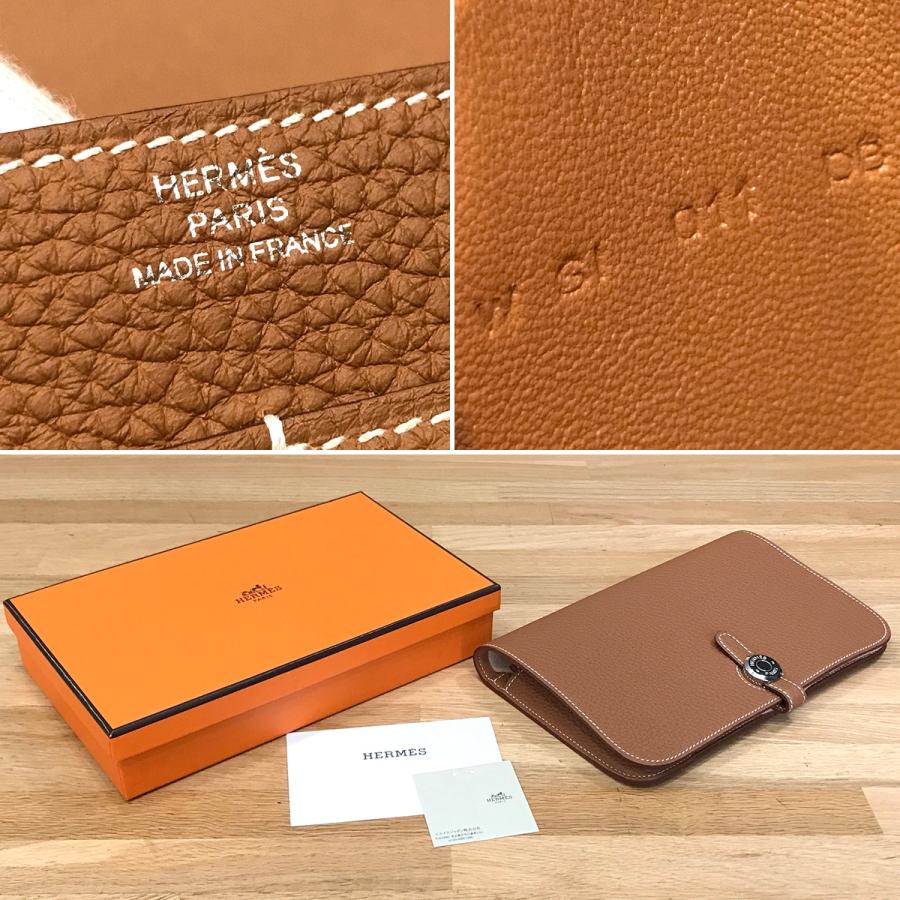 HERMESエルメス ドゴン GM トゴ シルバー金具 I刻印 国内正規店購入品 HERMES（エルメス） 【新品未使用】エルメス ドゴンGM ドゴンデュオ