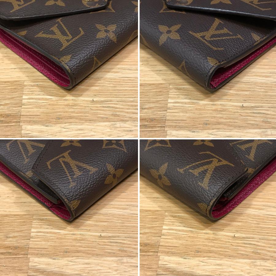 ルイヴィトン ポルトフォイユヴィクトリーヌ フューシャ LOUIS VUITTON（ルイ・ヴィトン） 【超美品】ルイヴィトン モノグラム