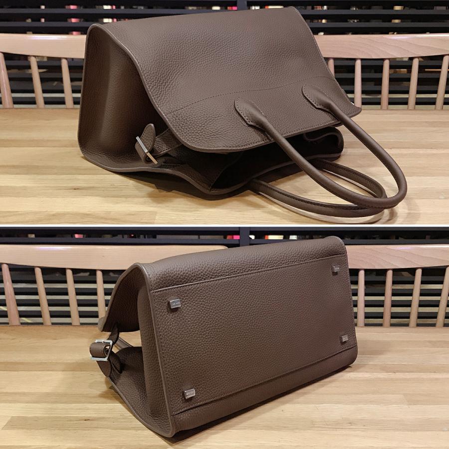 【新品未使用】ザロウ ソフトマルゴー12 レザー ダークオリーブ W1586L133 Soft Margaux 12 ハンドバッグ 15201の画像