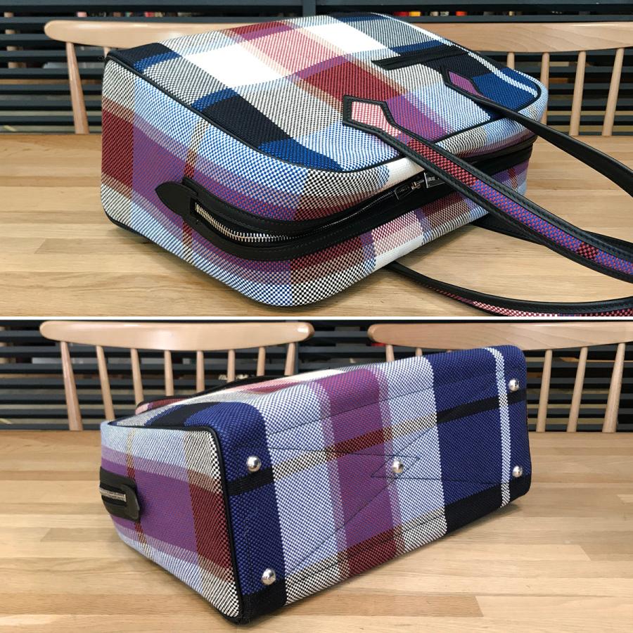 HERMES（エルメス） 【未使用】エルメス ヴィクトリア 35 チェック柄