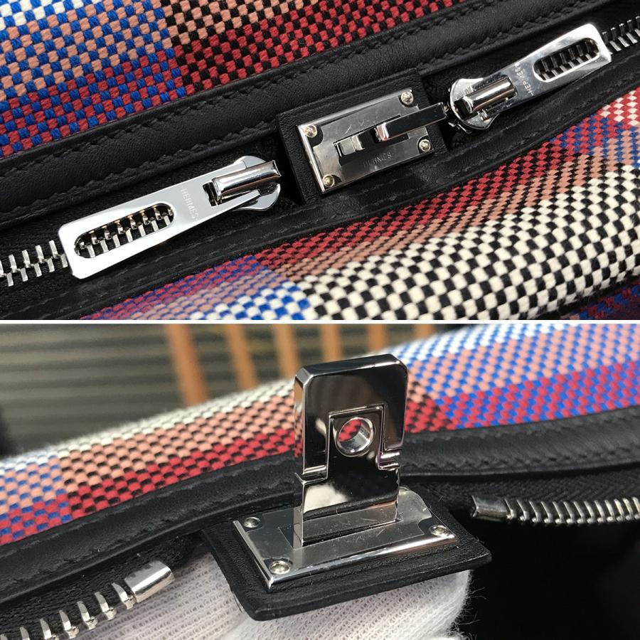 HERMES（エルメス） 【未使用】エルメス ヴィクトリア 35 チェック柄
