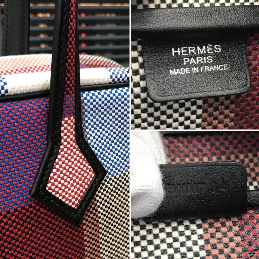 HERMES（エルメス） 【未使用】エルメス ヴィクトリア 35 チェック柄