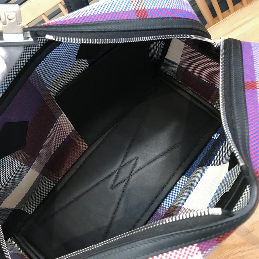 HERMES（エルメス） 【未使用】エルメス ヴィクトリア 35 チェック柄