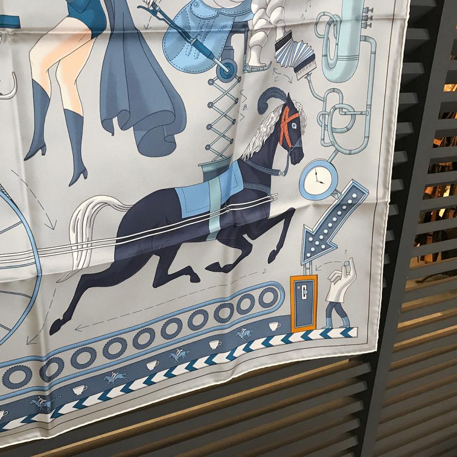 HERMES（エルメス） 【未使用】エルメス カレ90 TEA FOR TWO ティー