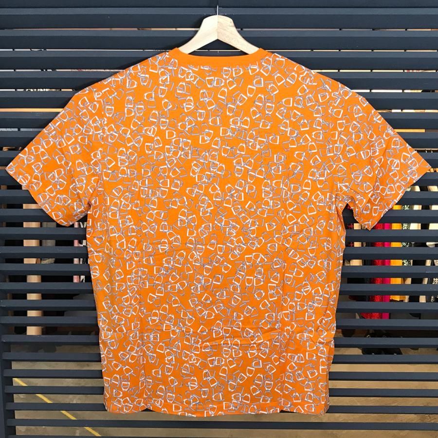 HERMES（エルメス） 【未使用】エルメス エトリエ 鐙 総柄 半袖Tシャツ
