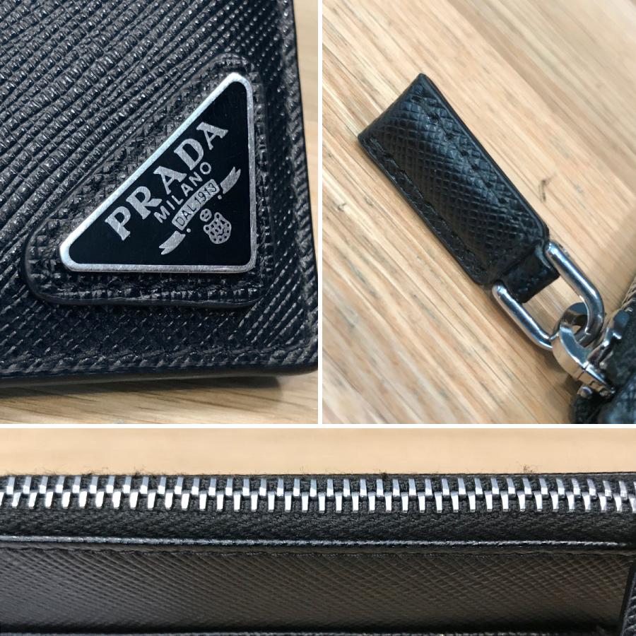 PRADA（プラダ） 【超美品】プラダ サフィアーノ トライアングル