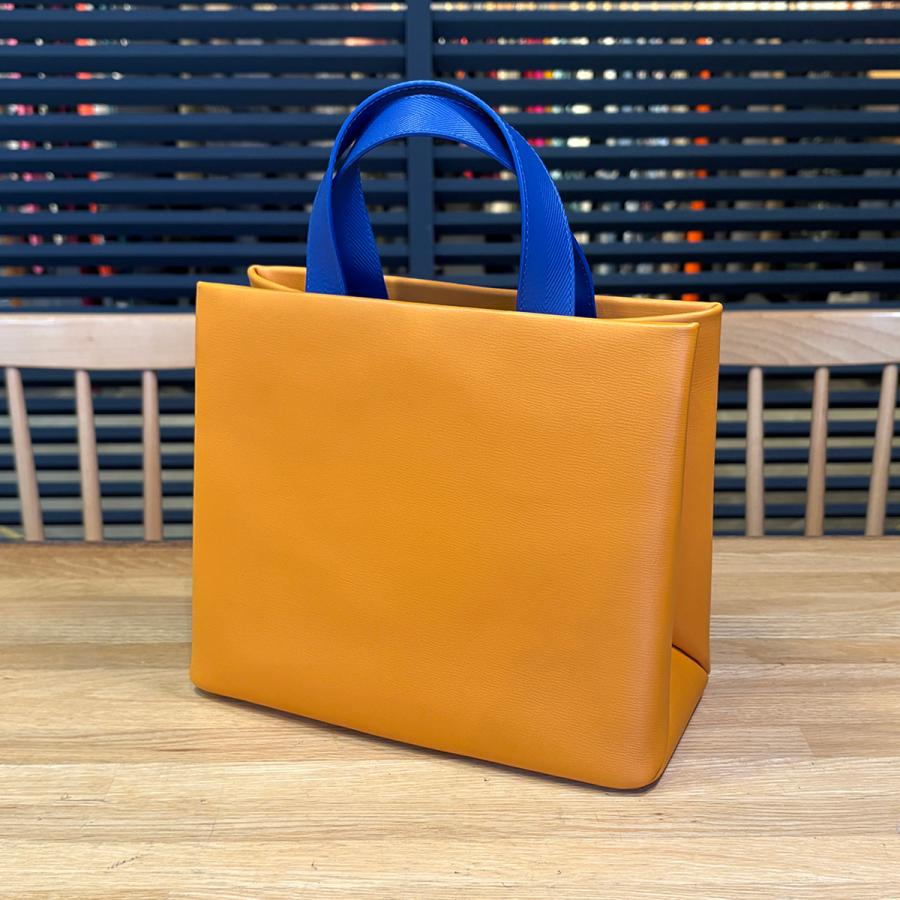 ルイ・ヴィトン LOUIS VUITTON ショッパートート MINI サフラン トートバッグ バッグ レザー メンズ オレンジ系 M15237 【中古】 LOUIS VUITTON（ルイ・ヴィトン） 【新品同様】ルイヴィトン