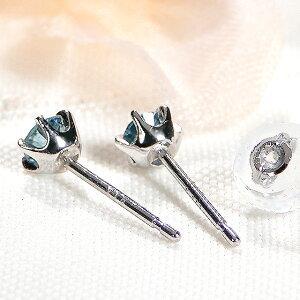 Pt900【0.22ct】ブルーダイヤモンド スタッドピアス ダイヤ Pt900【0.22ct】ブルーダイヤモンド スタッドピアス ダイヤ
