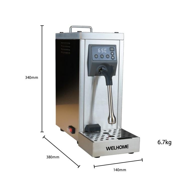 WEL WPM ミルクスチーマー 取寄品】WPM WELHOME ミルクスチーマー MS-130T シルバー - mp