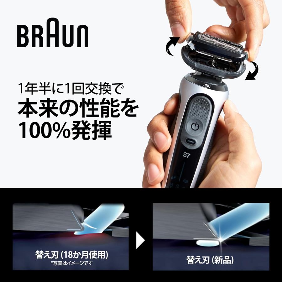 BRAUN（ブラウン） シリーズ7交換用替刃 F/C74S 純正 網刃・内刃一体型