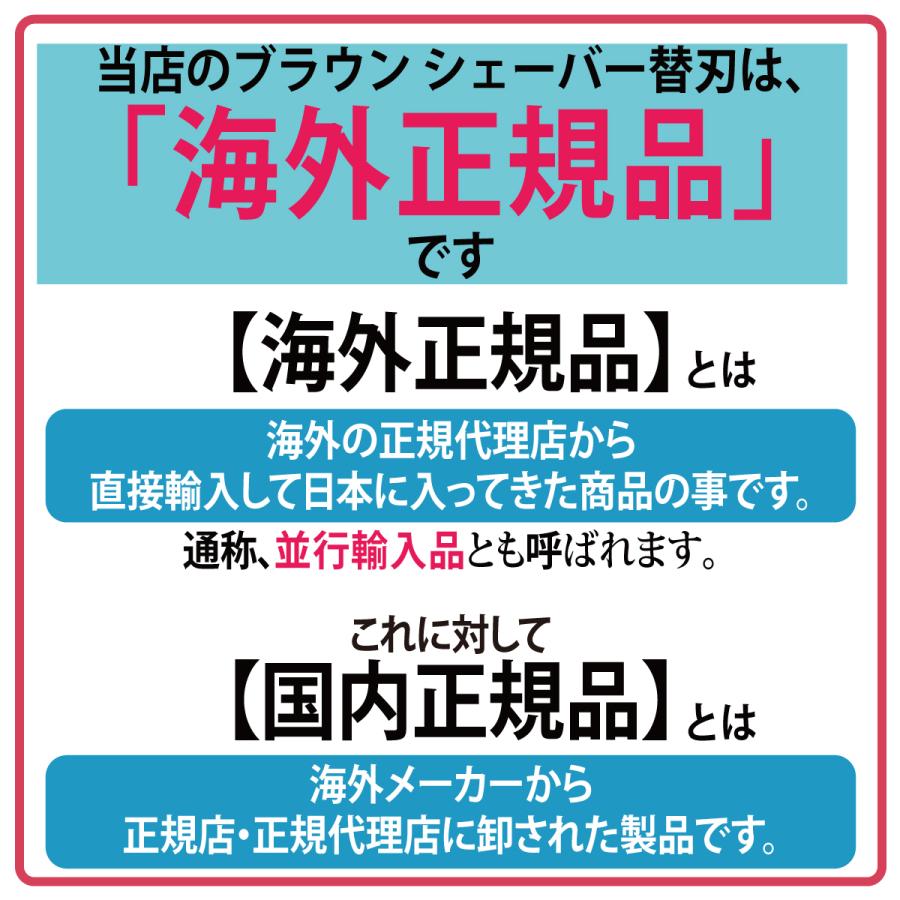 BRAUN（ブラウン） 替刃 21B 純正品 シリーズ3 ウォーターフレックス
