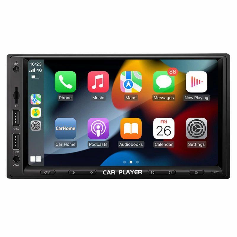 7インチディスプレイオーディオ CarPlayワイヤレス Androidカーナビ ディスプレイオーディオ カーオーディオ ワイヤレス carplay android