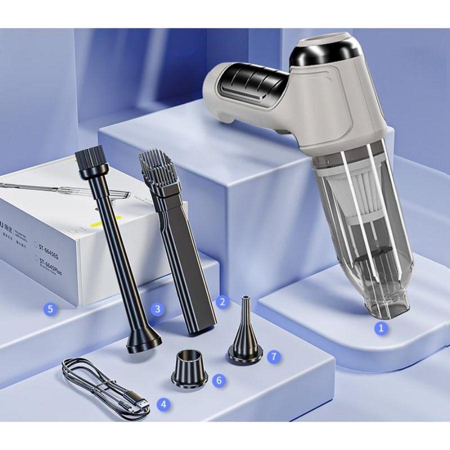 ハンディクリーナー 多機能 ミニ掃除機 コードレス 充電式 19000pa