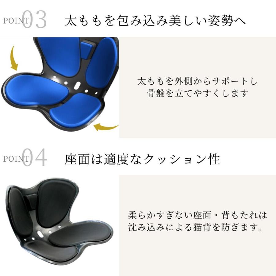 EXGEL 骨盤・姿勢矯正クッション ブルー EXGEL 骨盤・姿勢矯正クッション ブルー