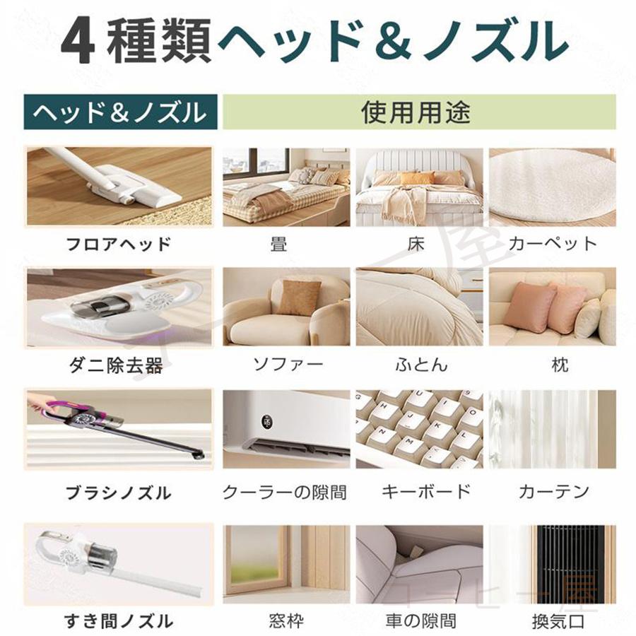 掃除機 コードレス 軽量 強力吸引 4WAY 多機能 ダニ駆除 充電式 掃除機 コードレス 軽量 強力吸引 4WAY 多機能 ダニ駆除 充電式