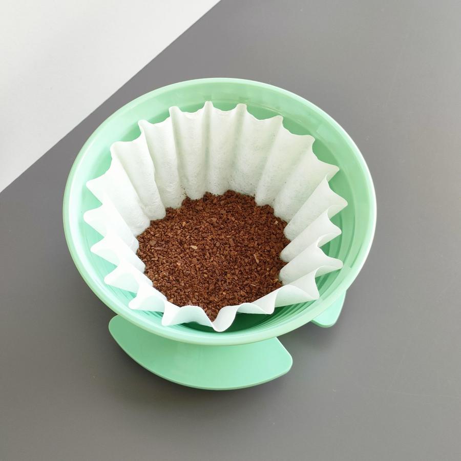 april（エイプリル） Plastic Brewer Ver.2（プラスチック ブリュワー）グリーン kalitaウェーブフィルター10枚