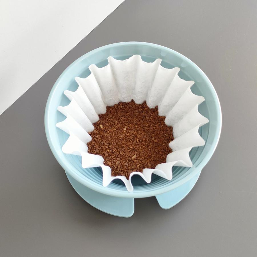 april（エイプリル） Plastic Brewer Ver.2（プラスチック ブリュワー）ブルー kalitaウェーブフィルター10枚付き