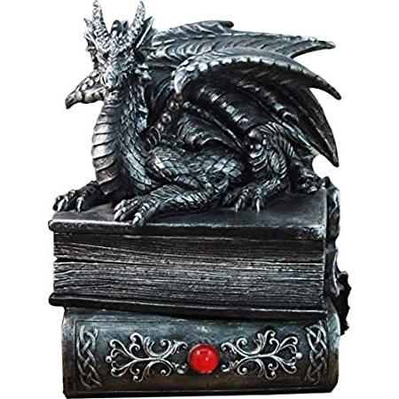 特別価格 Guardian 8" DWK of S好評販売中 Trinket Dragon Gothic Medieval Decorative Bibliophiles 小物収納、小物入れ