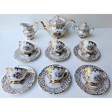 【クーポン対象外】 Made set Tea in flower 好評販売中 gold 24k with hand by stamped Italy ティーカップ、ソーサー 【クーポン対象外】 Made set Tea in flower 好評販売中 gold 24k with hand by stamped Italy ティーカップ、ソーサー