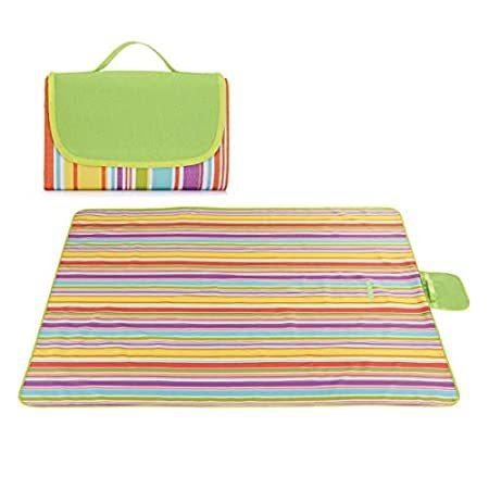 【25％OFF】 ASEEBY Foldable好評販売中 Blanket Camping Waterproof Outdoor Large Blanket Mat Picnic 毛布、ブランケット