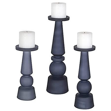 驚きの値段で Blue Midnight Cassiopeia Uttermost Pillar 3好評販売中 of Set Holders Candle キャンドルホルダー