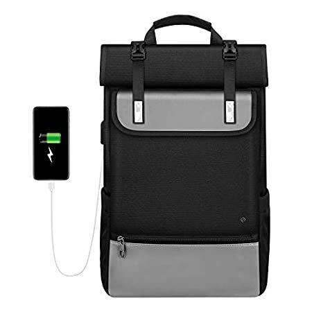 独特な店 FINPAC Backpack, Laptop Top Roll Expandable Anti-Theft W好評販売中 Travel for Daypack その他PCサプライ、アクセサリー