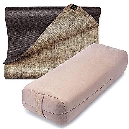 最高品質の Ajna Eco 2　好評販売中 of Set - Pillow Bolster Yoga and Mat Yoga Organic ヨガマット