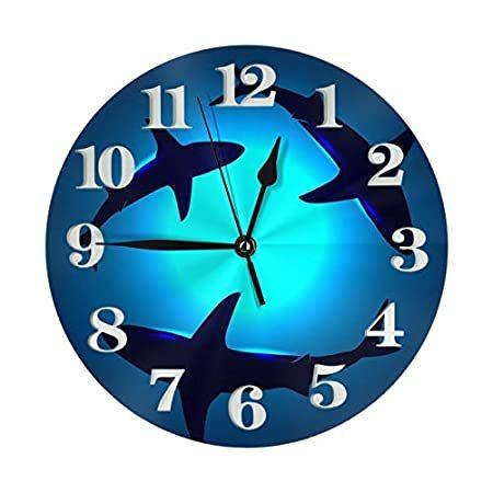 シャークブルー ウォーター 壁時計 ラウンド リビング好評販売中 B08qd92nhdならショッピング ランキングや口コミも豊富なネット通販 更にお得なpaypay残高も スマホアプリも充実で毎日どこからでも気になる商品をその場でお求めいただけます 家具 インテリア